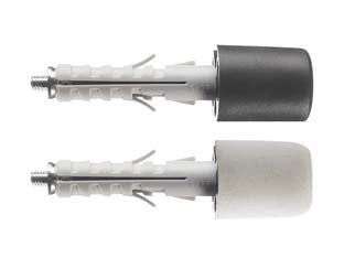 TASSELLO IN NYLON PARACOLPI PA 6 ENP/FP- - ø mm.9x40 bianco - 50 pezzi ELEMATIC