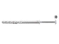 TASSELLO IN NYLON PROLUNG. VITE TB E INSERTO ANTIMANOMISSIONE T66/V AM- - ø mm.10x120 - 25 pezzi ELEMATIC