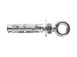 TASSELLO IN ACCIAIO CON OCCHIOLO CHIUSO LE/OC- - ø 10x45mm, 6 MA - 50 pezzi ELEMATIC