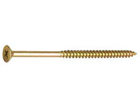 VITI TRUCIOLARE TSP CAVA PZ PARZ. FILETTATA IN ACCIAIO ZINCATO GIALLO- - ø mm.5x90 - 100 pezzi AMBROVIT