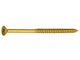 VITE TRUCIOLARE TSP CAVA PZ PARZIALMENTE FILETTATA IN ACCIAIO OTTONATO- - ø mm.6,0x80 - 200 pezzi AMBROVIT