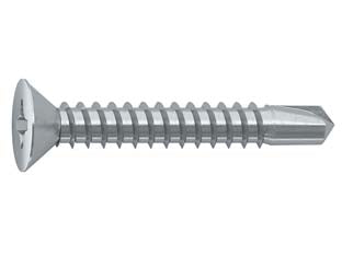 VITE AUTOPERFORANTE TSP CAVA PH IN ACCIAIO ZINCATO BIANCO- - ø mm.3,9x45 - 500 pezzi AMBROVIT