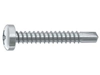 VITE AUTOPERFORANTE TC CAVA PH IN ACCIAIO ZINCATO BIANCO- - ø mm.4,2x22 - 1000 pezzi AMBROVIT