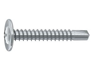 VITE AUTOPERFORANTE TMT RANELLATA CAVA PH IN ACCIAIO ZINCATO BIANCO- - ø mm.4,8x38 - 500 pezzi AMBROVIT