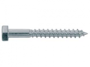 VITE TIRAFONDI PER LEGNO CLASSE 4.8 DIN-571 UNI-704- - ø mm.10x120 - 50 pezzi AMBROVIT