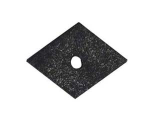 RONDELLA  A ROMBO IN RUBEROIDE RG- - mm.27x27 - 100 pezzi FRIULSIDER