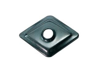 RONDELLA  A ROMBO IN FERRO ZINCATO- - mm.27x27 - 200 pezzi