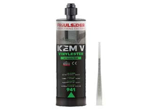 ANCORANTE CHIMICO VINILESTERE KEM V-VINYLESTER- - ml.420 in cartuccia - 2 pezzi FRIULSIDER