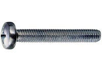 VITI PER METALLO 4.8 TESTA CILINDRICA INTERAMENTE FILETTATA- - ø mm.5x30 - 200 pezzi AMBROVIT