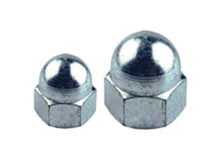 DADO CIECO ZINCATO DIN 1587- - ø mm.16 - 50 pezzi AMBROVIT