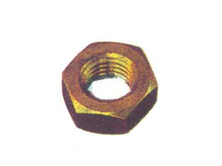 DADO ESAGONALE MEDIO IN OTTONE- - mm.6 - 100 pezzi