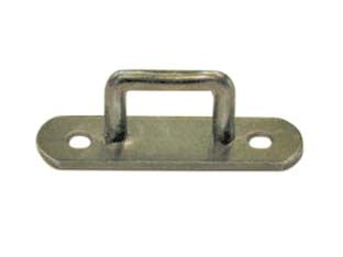 CAVALLOTTO RETTANGOLARE ZINCATO- - mm.25x20 - 50 pezzi