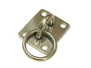 CAVALLOTTO QUADRO TONDO CON ANELLO SALDATO- - mm.60x50x3 - 24 pezzi