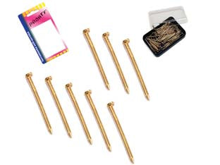 CHIODINI PER GANCI IN BLISTER- - in bl.80 pz. - 12 blister