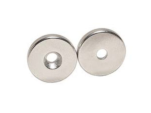 CALAMITE TONDE CON FORO SVASATO IN NEODIMIO EXTRA FORTI- - mm.20x3 - 35 pezzi