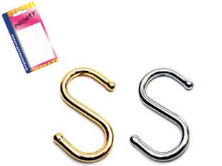 GANCIO A S- - mm.52 cromo conf. bl.2 pz. - 12 blister