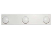 APPENDIABITI IN LEGNO 3 POSTI BIANCO  cm.9x44