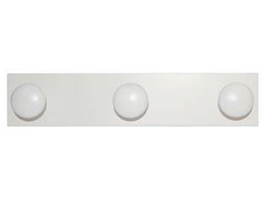 APPENDIABITI IN LEGNO 3 POSTI BIANCO  cm.9x44