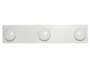 APPENDIABITI IN LEGNO 3 POSTI BIANCO  cm.9x44