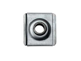 CUSCINETTO PER AVVOLGIBILI QUADRO A SFERA PER SUPPORTO A LEGNO- - mm.35x45h. - foro ø mm.12 - 10 pezzi