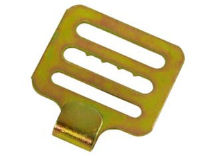 GANCI INIZIALI A 3 FORI PER AVVOLGIBILI IN LEGNO- - larghezza mm.35 - 100 pezzi