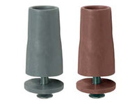 ARRESTI CON VITI PER AVVOLGIBILI- - ø mm.24x40 colore grigio - 100 pezzi