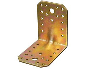 PIASTRA DI GIUNZIONE AD ANGOLO PESANTE LARGHEZZA MM.65- - mm.85x85x65 - 25 pezzi