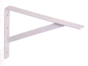 MENSOLA PESANTE VERNICIATA BIANCA CON SAETTA- - mm.400x30x240h. spessore mm.5 - 2 pezzi