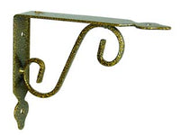 MENSOLE ORNAMENTALI BRACKETS EXTRA STRONG NERO/ORO- - mm.140x25x110h. (5x4) - 10 pezzi