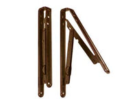 MENSOLE PIEGHEVOLI MARRONI- - mm.400x400 colore marrone - 2 pezzi