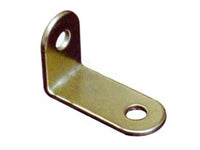 MENSOLINA REGGIPIANO AD ANGOLO- - mm.23,5x34 in acciaio ottonato - 100 pezzi