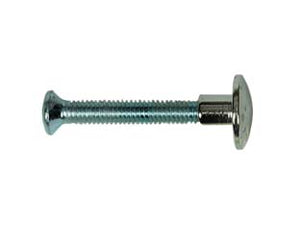 NOTTOLINO OTTONE NICHELATO CON VITE- vite ø mm.4x30 - 100 pezzi