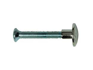 NOTTOLINO OTTONE NICHELATO CON VITE- vite ø mm.4x30 - 100 pezzi