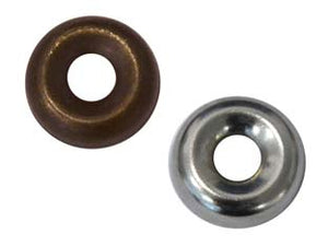 ORLI SOTTOVITE- - ø est.mm.12 - foro ø int.mm.4,3 ferro bronzato - 1000 pezzi