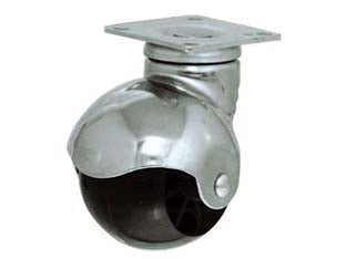 RUOTE CON PIASTRA GLOBUS- - ø mm.40 piastra 38x38 portata Kg.18 - 4 pezzi QUALITY