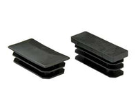 PUNTALI ALETTATI INTERNI PER TUBO RETTANGOLARE- - mm.40x80x28h. base piatta - 50 pezzi