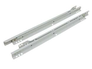 GUIDE SCORREVOLI PER CASSETTO IN ACCIAIO VERNICIATO BIANCO- - cm.55 - 5 coppia QUALITY