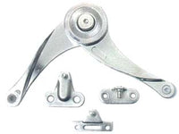 BRACCETTI A SNODO PER RIBALTA IN FERRO NICHELATO - 10 pezzi