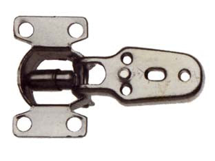 CERNIERE CON PIASTRINA E VITE REGOLABILI- - collo piano foro ø mm.35 - 24 pezzi