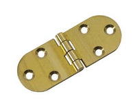 CERNIERA  OTTONE A BISCOTTO SENZA FERMO- - mm.30x80 - 6 pezzi