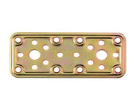 PIASTRA DI GIUNZIONE PESANTE DRITTA LARGHEZZA MM.50 ART.770- - mm.200x50 - spessore mm.2,2 - 25 pezzi ALDEGHI