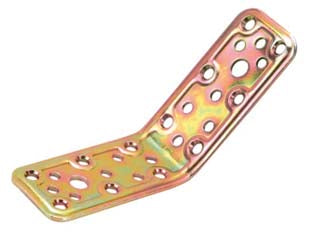 PIASTRA DI GIUNZIONE PESANTE AD ANGOLO 135  ° LARGHEZZA MM.40 ART.747- - mm.80x80x40 - spessore mm.22 - 25 pezzi ALDEGHI