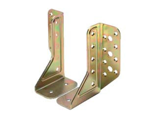 SUPPORTO APERTO UNIVERSALE PER TRAVE ART.786- - mm.44,5x140 - spessore mm.2 - 2 pezzi ALDEGHI