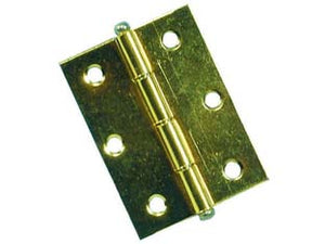 CERNIERE CON PERNO SFILABILE IN ACCIAIO OTTONATO- - mm.60x50 - 24 pezzi