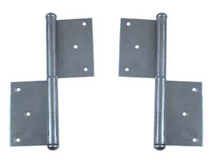 CERNIERE IN GROSSEZZA IN FERRO LUCIDO- - mm.100x75 DX - 12 pezzi