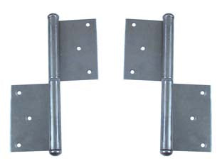 CERNIERE IN GROSSEZZA IN FERRO LUCIDO- - mm.100x75 SX - 12 pezzi