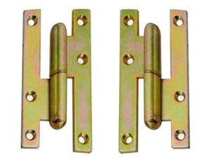 CERNIERE PAUMELLES IN ACCIAIO TROPICALIZZATO- - mm.110x55x3,0 DX - 12 pezzi