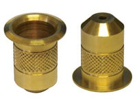 POZZETTI IN OTTONE PER ASTE- - ø mm.14 - 10 pezzi