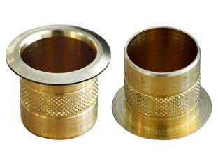 POZZETTI IN OTTONE PER ASTE- - ø mm.22 - 10 pezzi