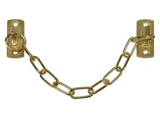 CATENELLA RITIENI PER FINESTRA IN OTTONE PESANTE- - mm.150 - 10 pezzi